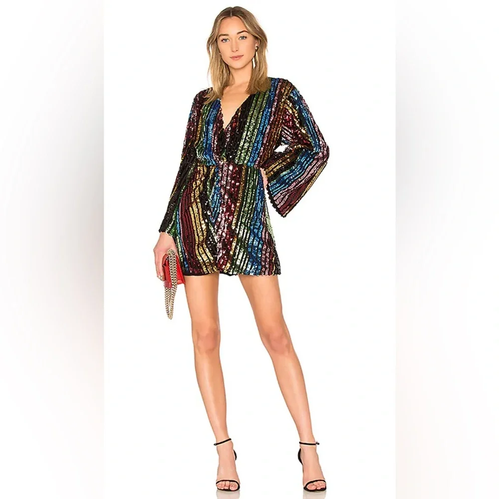 LPA x Revolve | NYE Set the Fireworks Sequin Dress - Size S - Picture 1 of 6